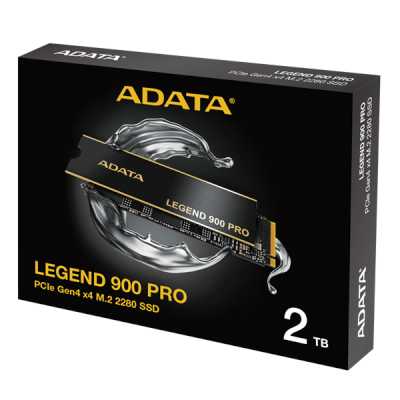 SSD диск ADATA Legend 900 Pro 2Tb SLEG-900P-2TCS Черный