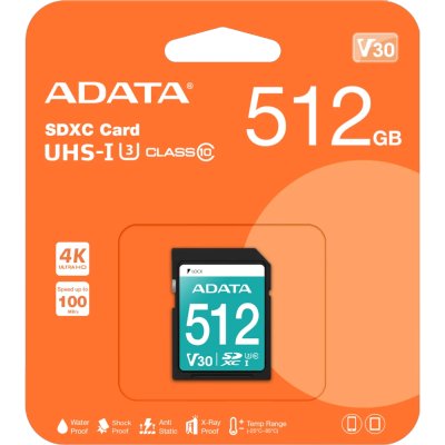 карта памяти ADATA Premier Pro 512GB ASDX512GUI3V30S-R