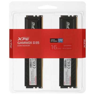 оперативная память ADATA XPG Gammix D35 Black AX4U320016G16A-DTBKD35