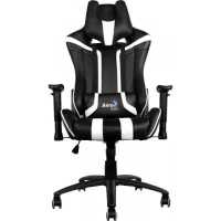 игровое кресло AeroCool AC120-BW черно-белый