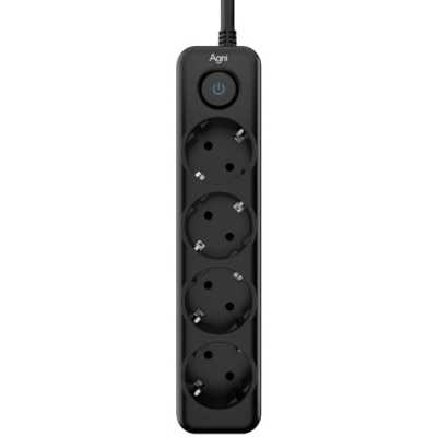 сетевой фильтр AGNI TP-FD4E-2m-black черный