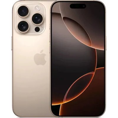 смартфон Apple iPhone 16 Pro 128GB Desert Titanium MYLQ3ZA/A бежевый