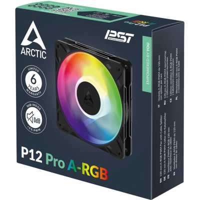 кулер Arctic P12 Pro A-RGB Black ACFAN00309A Черный