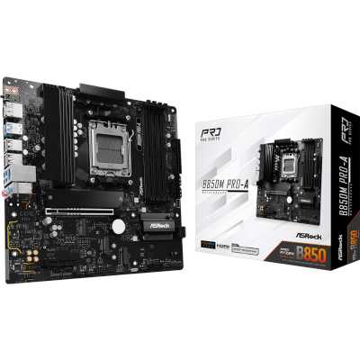 материнская плата ASRock B850M Pro-A Черный