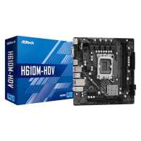 материнская плата ASRock H610M-HDV Черный
