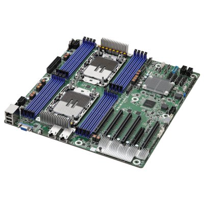 материнская плата ASRock SP2C741D16-2T Зеленый