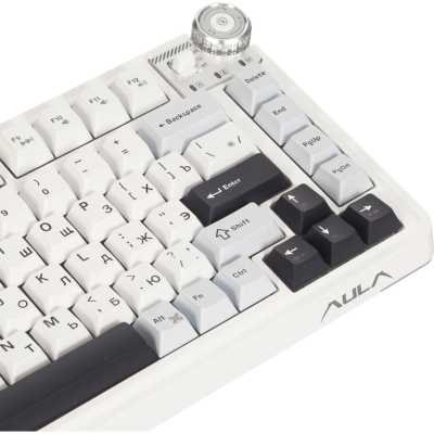 клавиатура AULA AU75 6978080506436 Белый-голубой