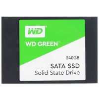 SSD диск WD Green 240Gb WDS240G3G0A Черно-зеленый