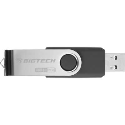 флешка BigTech 16GB UFD024 Черный, серебристый