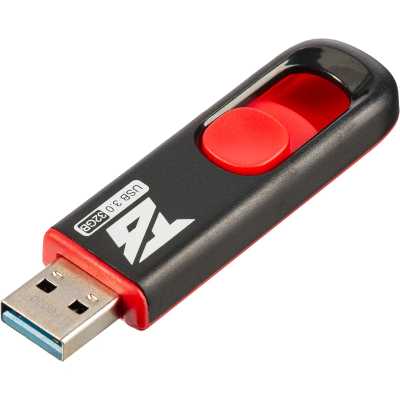 флешка BigTech 32GB UFD030 Черный, красный