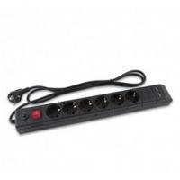 сетевой фильтр Buro BU-SP3_USB_2A-B черный