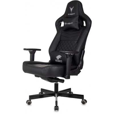 игровое кресло Бюрократ KNIGHT HUNTER BL-PU черный