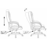 офисное кресло Бюрократ T-898/410-RED