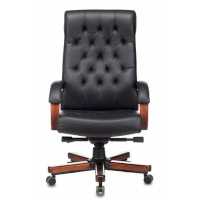 офисное кресло Бюрократ T-9928WALNUT/BLACK черный