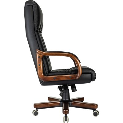 офисное кресло Бюрократ T-9932WALNUT/ECO-B черный