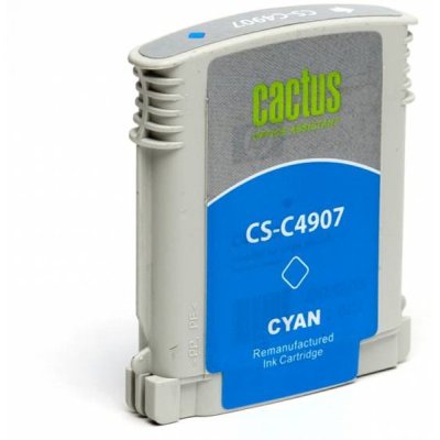 картридж Cactus CS-C4907 голубой