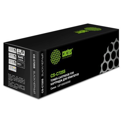 картридж Cactus CS-C725S черный