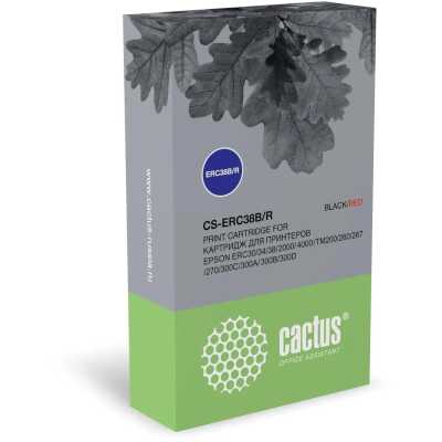 картридж Cactus CS-ERC38B/R черный, красный