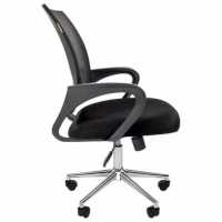 стул Chairman 696 Chrome Black 7077470 черный