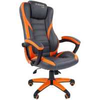 игровое кресло Chairman Game 22 Grey-Orange серый-оранжевый