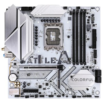 материнская плата Colorful BATTLE-AX B760M-WHITE WIFI V20
