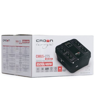 ИБП Crown CMUS-275 Euro Smart Черный