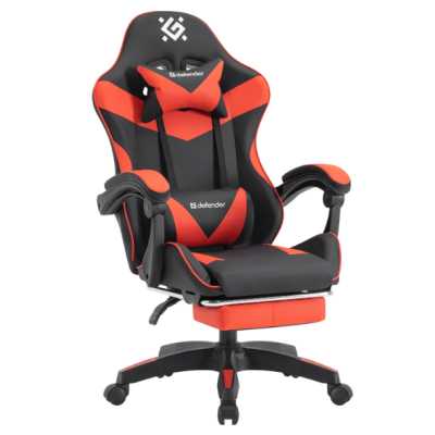 игровое кресло Defender Tornado Black-Red черно-красный