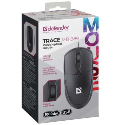 мышь Defender Trace MB-989 Black Черный