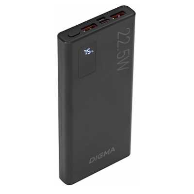 внешний аккумулятор Digma DGPF10A22PBK