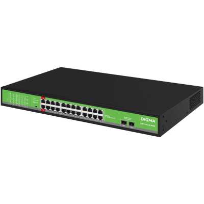 коммутатор Digma DSP224G-2S-R400