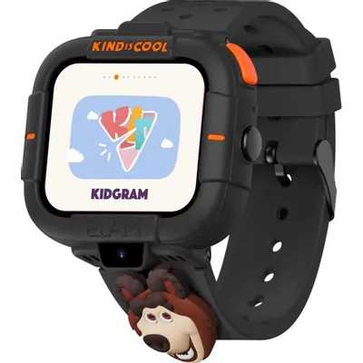 смарт часы Elari KidPhone Маша и Медведь Black