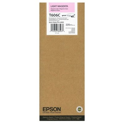 картридж Epson C13T606C00 светло-пурпурный