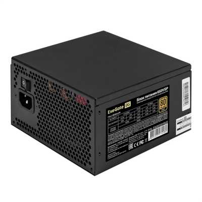 блок питания ExeGate 650VSP FC EX297231RUS Черный