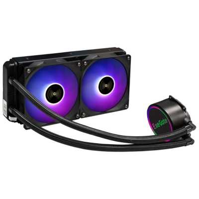кулер ExeGate BlackWater-240V2.PWM.RGB EX293457RUS