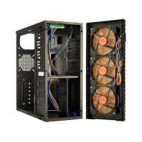 корпус Exegate EVO-7215 Black-Red Light 700W