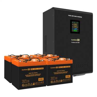 ИБП ExeGate FineSine SX-3000.LCD.AVR.2SH.T EX296639RUS