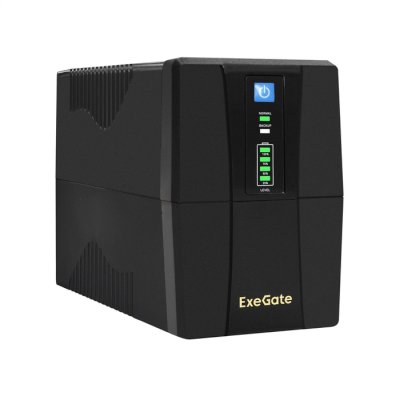 ИБП ExeGate Power Back BNB-1000.LED.AVR.4C13 Черный