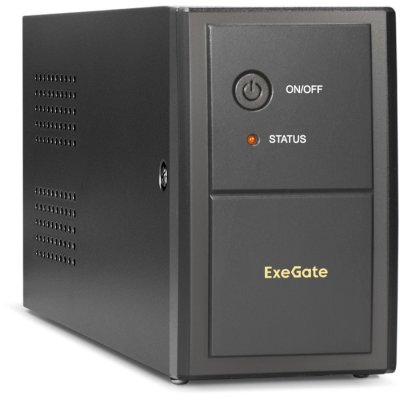 ИБП ExeGate Power Back BNB-600.LED.AVR.2SH Черный