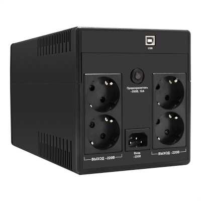 ИБП ExeGate Power Smart ULB-1500 LCD EP212520RUS Черный
