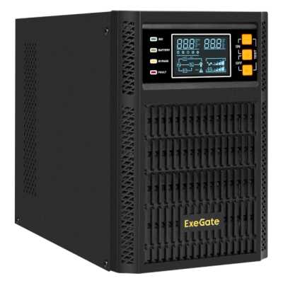 ИБП ExeGate PowerExpert TL-1000.LCD.AVR.2SH.USB.RS232.SNMP EX296947RUS Черный