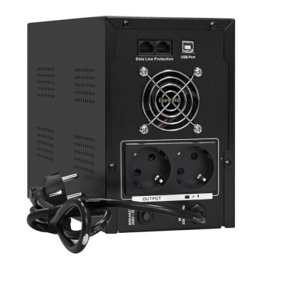 ИБП ExeGate SpecialPro Smart LLB-2200.LCD.AVR.2SH.RJ.USB Черный