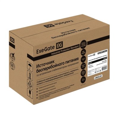 ИБП ExeGate SpecialPro Smart LLB-650.LCD.AVR.1SH.2C13.RJ.USB Черный