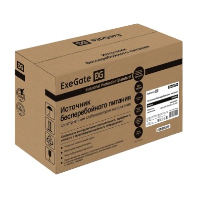 ИБП ExeGate SpecialPro UNB-900.LED.AVR.1SH.2C13.RJ.USB Черный