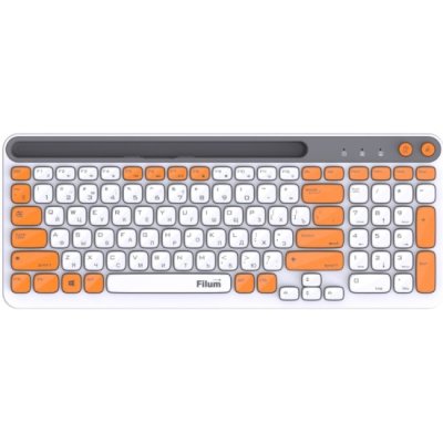 клавиатура Filum FL-WKB20 Бежевый-оранжевый