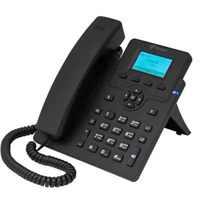 IP телефон Flat Phone C10 RU Черный