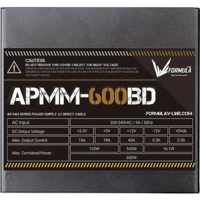 блок питания Formula APMM-600BD Черный
