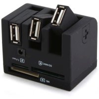 разветвитель USB Gembird UHB-FD1 черный