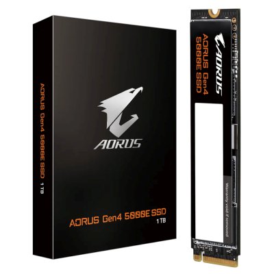 SSD диск GigaByte Aorus Gen4 5000E 1Tb AG450E1TB-G Черный