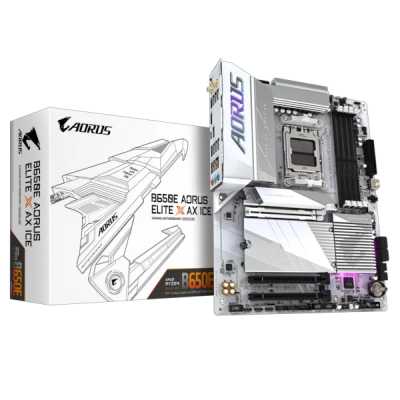 материнская плата GigaByte B650E Aorus Elite X AX ICE Черный