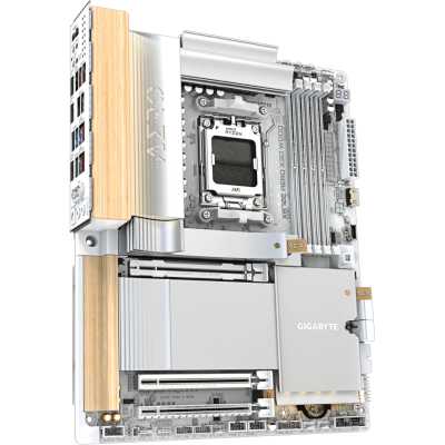 материнская плата GigaByte X870E Aero X3D Wood Черный